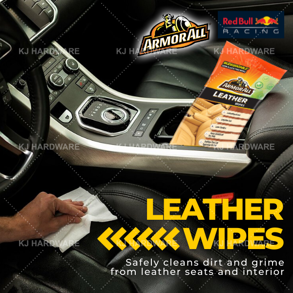 ARMOR ALL'' CAR LEATHER FLOW WIPES 20PCS/PKT汽车皮革擦拭纸