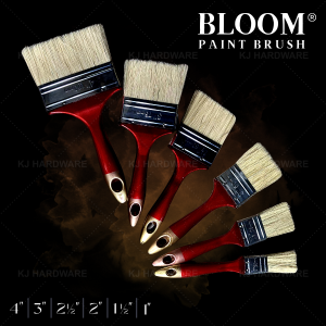 "BLOOM"  PAINT BRUSH 4" 3" 2.5" 2" 1.5" 1" 漆刷