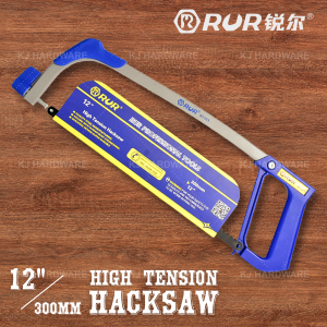 ''RUR''  HACKSAW FRAME H/DUTY FLAT (BLUE/GREY)  12''  R1101铁锯架扁管(蓝/灰)