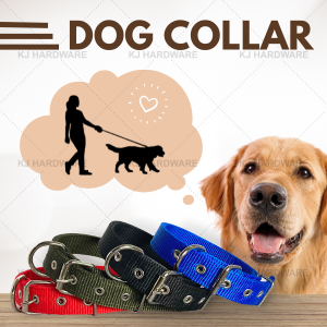 ''NO BRAND'' DOG COLLAR BELT NYLON 19'' x 1" 304528 (COLOUR)尼龙狗颈带