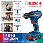 "BOSCH"  BAT. SCREWDRIVER GSR 185-LI (06019K30L2)电池螺丝钻   (BSH008)