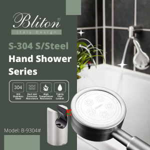 ''BLITON''  SHOWER HANDLE S/STEEL B9304手型水花洒