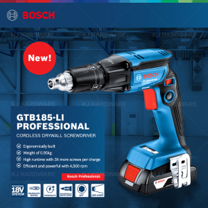 "BOSCH"  SCREWDRIVER CORDLESS DRYWALL GTB 185-LI (06019K70L1)冲击电钻   (BSH012)