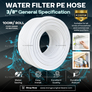 "CRST" R O WATER FILTER HOSE PE 100MTR (1/4'' & 3/8'')
