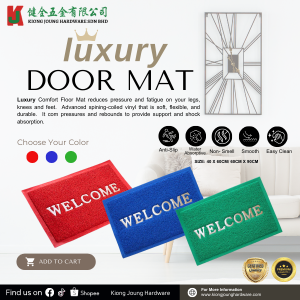 "LUXURY"   WELCOME FLOOR MAT PVC (3A)