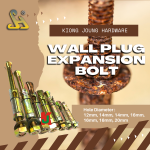 R:  WALL PLUG EXPANSION BOLT  M10 x 120mm x 50-1.50P  粗墙壁塞子 (2PC/PKT)