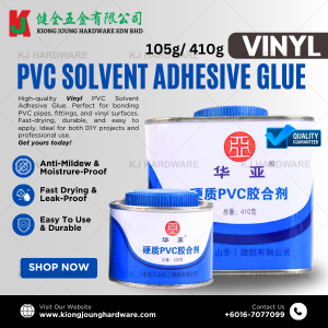 "VINYL"  PVC SOLVENT ADHESIVE GLUE 105g AND 410g