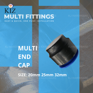 ''KIZ'' MULTI END CAP 20mm(3/4") 25mm(1/2'') 32mm(1-1/4")圆盖