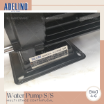 "MARLINO"  WATER PUMP S/S MULTI STAGE CENTRIFUGAL (1HP)  BWJ4-6电水邦