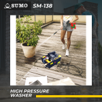 "SUMO"  HIGH PRESSURE PUMP CLEANER 2.2KW 130 BAR SM-138压力水邦