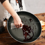 "EKONWARE"  FRYING PAN S/STEEL NON-STICK 24CM (2.3MM) EK-VP2423-MA / 28CM (2.3MM)EK-VP2823-MA 钢长柄不粘煎鼎 24CM/28CM