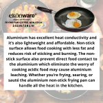 "EKONWARE"  FRYING PAN S/STEEL NON-STICK 24CM (2.3MM) EK-VP2423-MA / 28CM (2.3MM)EK-VP2823-MA 钢长柄不粘煎鼎 24CM/28CM