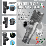 "PROS" ANGLE VALVE S/STEEL GREY (PROS-5088)
