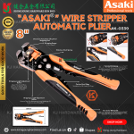 "ASAKI"  WIRE STRIPPER AUTOMATIC PLIER AK-0339