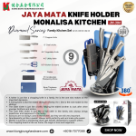 ''JAYAMATA''  JM-394  DIAMOND KITCHEN SET  (9pcs/set)
