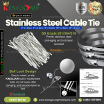 "KINGSJAW"  CABLE TIE STAINLESS STEEL 4.6MM
