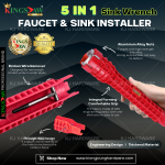''KINGSJAW" FAUCET AND SINK INSTALLER [5 IN 1] AFSI