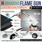 ''FLAME GUN'' GAS BLOW TORCH WY-920