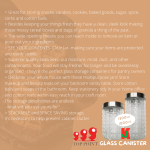 ''TOP POINT'' CONTAINER ROUND GLASS CANISTER TP-G06-8310J13 / TP-G06-8310J18 玻璃圆罐 1300ML/ 1800ML