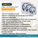 ''SIBERAIR'' FAN EXHAUST WALL VENTILATING 8'' SQ [8/SAAB20A]， 10" SQ[10/SAAB25A]  , 12" SQ[12/SAAB30A] 抽风机