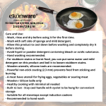 "EKONWARE"  FRYING PAN S/STEEL NON-STICK 24CM (2.3MM) EK-VP2423-MA / 28CM (2.3MM)EK-VP2823-MA 钢长柄不粘煎鼎 24CM/28CM