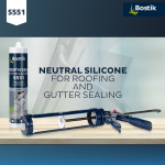 "BOSTIK" ROOFING & SEAL GUTTER SILICONE S551 WHITE 260ml屋瓦封密胶