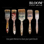"BLOOM"  PAINT BRUSH 4" 3" 2.5" 2" 1.5" 1" 漆刷