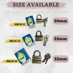 "TRADEMARK"  PADLOCK BRASS  101/102/103  20mm/25mm/32mm 铜吊锁