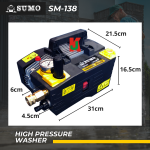 "SUMO"  HIGH PRESSURE PUMP CLEANER 2.2KW 130 BAR SM-138压力水邦
