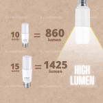 "BOSSMAN"  BULB SCREW LED STICK E27 10W 6500K BLS-10D螺丝纹电灯泡 (SIRIM)
