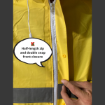 "WORKER"  RAIN COAT WITH SUIT C/W  REFLECTOR WRFL-XL 反光雨衣裤