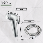 "BLITON"  TOILET BIDET SPRAY S/STEEL B1099厕所全套喷水洒(白钢)