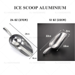 ICE SCOOP ALUMINIUM (12oz / 24oz)
