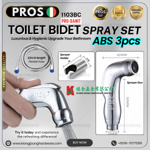 "PROS"  TOILET BIDET SPRAY SET ABS [1103BC]