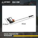 "SUMO"  HIGH PRESSURE PUMP CLEANER 2.2KW 130 BAR SM-138压力水邦