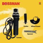"BOSSMAN"  GRINDER ANGLE  4''  BSS-754AS (SIRIM)磨石机 850W