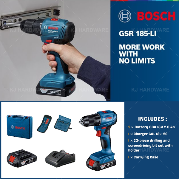 GSR 185-LI Cordless Drill/Driver