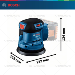 "BOSCH"  SANDER ORBITAL SOLO BATT. GEX 185-LI (06013A5080) 轨道砂光机 < 6 MONTHS WARRANTY>   (BSH010)