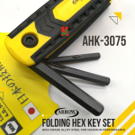 ''ARROW''  ALLEN KEY SET HEX FOLDING TYPE (METRIC/SAE/TORX) AHK-3075/AHK-3076/AHK-3077 [8pcs/9pcs/8pcs/set]9头L型6角扳手