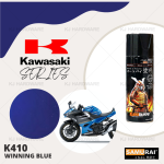"SAMURAI"  #K410  SPRAY PAINT KAWASAKI SERIES  400ml"黑武士" 喷漆 - WINNING BLUE