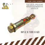 R:  WALL PLUG EXPANSION BOLT  M10 x 120mm x 50-1.50P  粗墙壁塞子 (2PC/PKT)