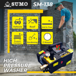 "SUMO"  HIGH PRESSURE PUMP CLEANER 2.2KW 130 BAR SM-138压力水邦