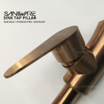 "SANIWARE PREMIER" SINK TAP PILLAR SWP-SS-304-106 [S/STEEL] / SWP-GB-304-116 [GUN BLACK] / SWP-RG-304-126 [ROSE GOLD]