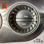 "TWINTOWERS"  MOULD BISCUIT CAKE ALUM  9212  12-HOLE米良饼印(12格)