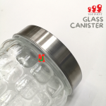 ''TOP POINT'' CONTAINER ROUND GLASS CANISTER TP-G06-8310J13 / TP-G06-8310J18 玻璃圆罐 1300ML/ 1800ML
