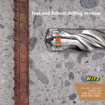 "HITZ" CROSS TIP SDS-PLUS TYPE MASONRY DRILL CRT-0511 - CRT-3235 洋灰钻针