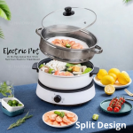 ''LIKEME''  MULTIFUNCTIONAL ELECTRIC STEAMBOAT POT 4.0Ltr TKM-001多功能电锅火锅烤盘 AL-K016
