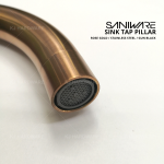 "SANIWARE PREMIER" SINK TAP PILLAR SWP-SS-304-106 [S/STEEL] / SWP-GB-304-116 [GUN BLACK] / SWP-RG-304-126 [ROSE GOLD]