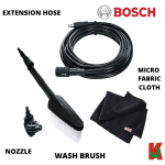 "BOSCH" CAR WASH EXTENSION HOSE FOR PRESSURE PUMP WITH CAR-CARE KIT