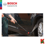 "BOSCH" CAR WASH EXTENSION HOSE FOR PRESSURE PUMP WITH CAR-CARE KIT